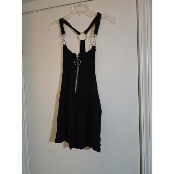 Dollskill Current Mood Micro Mini Dress Jumper Size Medium Grunge Punk Goth - Picture 2 of 7